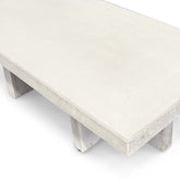 DELANO OUTDOOR COFFEE TABLE, WHITE